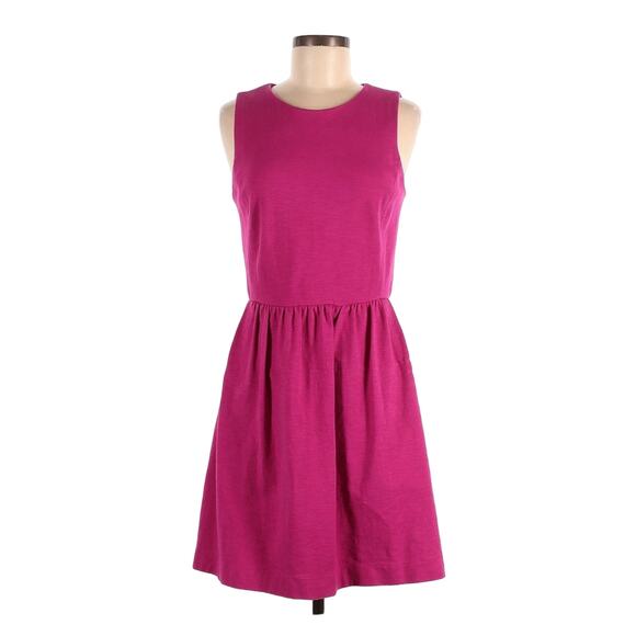 J.crew Sleeveless fuchsia Summer Mini Dress Women’s Size Petite Small - Picture 1 of 7